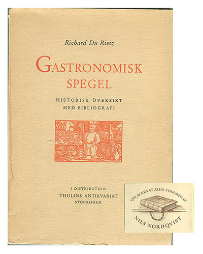 Gastronomisk spegel. Historisk översikt jämte…