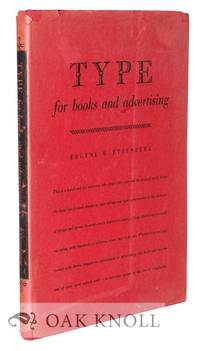 TYPE FOR BOOKS AND ADVERTISING