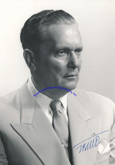 A Signed Photograph Of Communist Yugoslav President Josip Tito