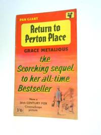 Return to Peyton Place by Grace Metalious - 1961