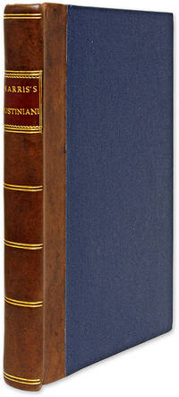 D Justiniani Institutionum Libri Quatuor: The Four Books of Justinian by Emperor of the East; George Harris Justinian I
- 1811
- from The Lawbook Exchange Ltd (SKU: 70420)