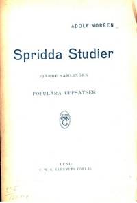Spridda studier. Fjärde samlingen. Populära…