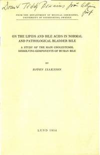 On the Lipids and Bile Acids in Normal and…