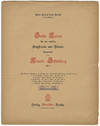 [Op. 3]. Sechs Lieder für eine mittlere Singstimme und Klavier... Op. 3... Herrn Baurat Carl Redlich in Dankbarkeit [No. 5 with different title]