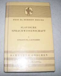 image of Slavische Sprachwissenschaft I: Einleitung, Lautlehre (Sammlung Goschen Band 1191/1191a)