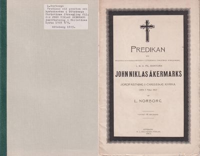 Predikan vid prosten och kyrkoherden i Göteborgs…