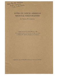 image of Notes on North American Regional Bibliographies