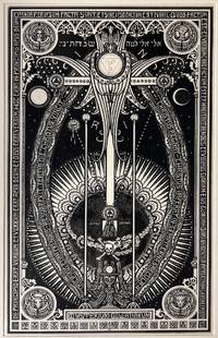 Thomas Von Kemp - Die Vier Buecher von der Nachfolge Christi,Title Page work of Melchior Lechter, 1921