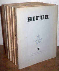 Bifur. Numéro 1. Mai 1929.