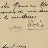 Auguste Rodin Writes His Agent, Setting the Prices of His Great Marble Sculptures of the ""Creation""