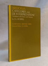 Aristotle's Categories and De Interpretatione