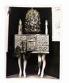 "Cadavre exquis"" d'André Breton, photographie originale prise à l'exposition surréaliste de Paris en 1938, tirage argentique d'époque