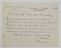 Autograph Letter Signed