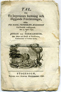 Tal, om en ingenieurs inöfning och åliggande…