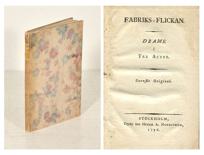 Fabriks-flickan. Drame i tre acter. Svenskt…