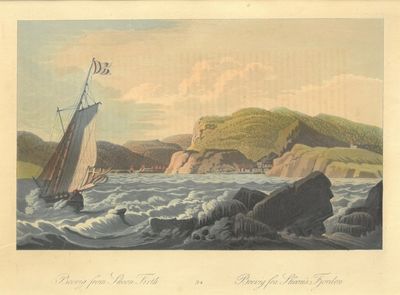 Brevig from Skeen Firth. Brevig fra Skeen’s…