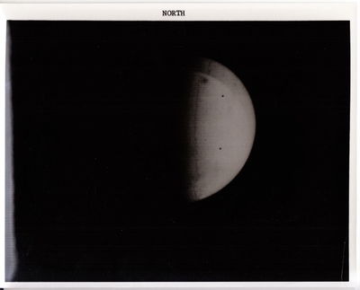 [Darkish spot on Mars.]