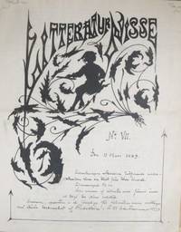 Litteratur-Nisse No VII. Den 19 mars 1889.