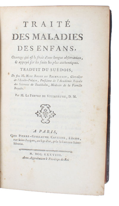Traité des maladies des enfans, Ouvrage qui est…