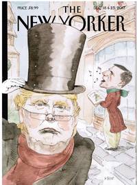 cover of NEW YORKER: DONALD TRUMP CHRISTMAS. COVER BY BARRY BLITT