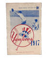 New York Yankees Official Program and Score Card, 1947