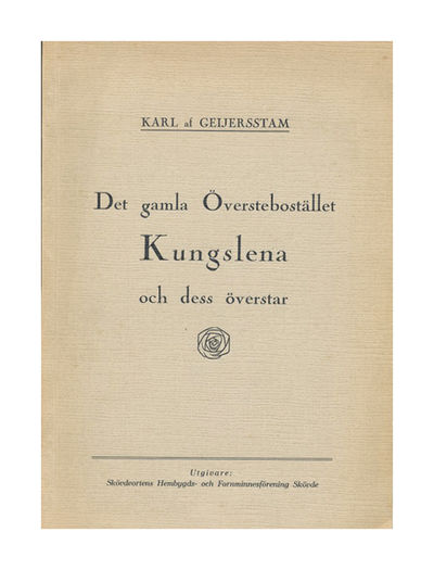 Det gamla överstebostället Kungslena och dess…