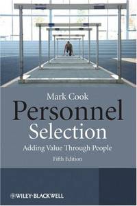 Personnel Selection: Adding Value Through People