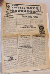 Chicago Gay Crusader: the total community newspaper; #10, February 1974: Troy Perry to Speak Here by Bergeron, Michael A., editor, William B. Kelley, Margaret Wilson, Richard Pfeiffer, Donald Kasper, et al - 1974