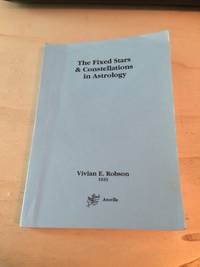 cover of The Fixed Stars & Constellations in Astrology