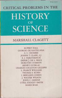 Critical Problems In The History Of Science