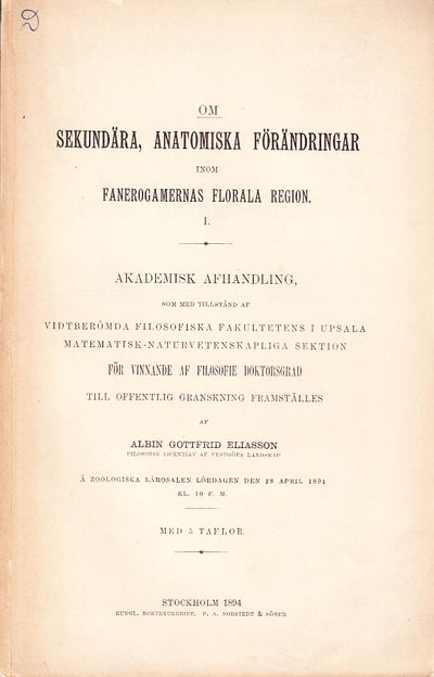 Om sekundära, anatomiska förändringar inom…