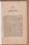 The Life of Samuel Tully, Who Was Executed at South Boston, Dec. 10, 1812, for Piracy. Written by Himself.