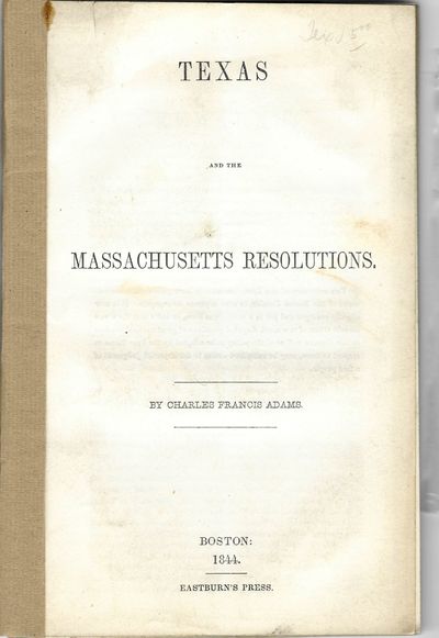 TEXAS AND THE MASSACHUSETTS RESOLUTIONS