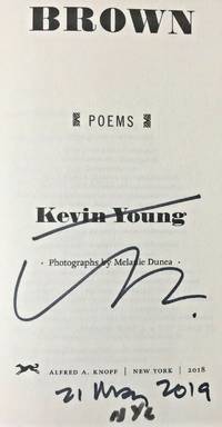 BROWN â POEMS (SIGNED, DATED &amp; NYC) by Kevin Young - Apr. 17, 2018