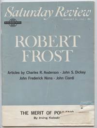 Saturday Review February 23, 1963: Robert Frost