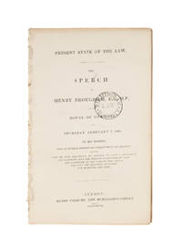 Present State of the Law, The Speech of Henry Brougham, Esq MP..