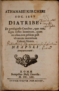 Diatribe de prodigiosi Crucibus by KIRCHER, Athanasius