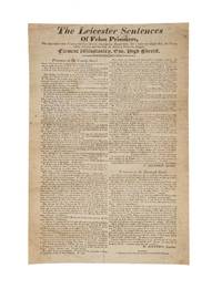 The Leicester Sentences of Felon Prisoners, Who Have Taken Their..