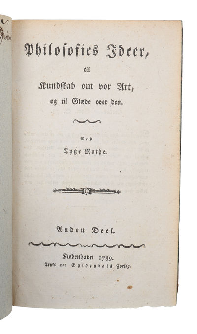 Philosofies Ideer, til Kundskab om vor Art, og til Glæde over den. 1.-2. Deel. 2 bd. (photo 3)