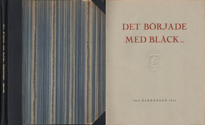 DET BÖRJADE MED BLÄCK...