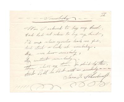 Manuscript poetry adaptation by...