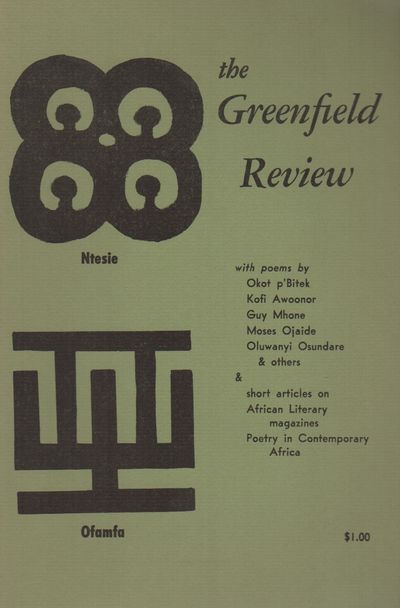 THE GREENFIELD REVIEW - Vol. 1 No. 4
