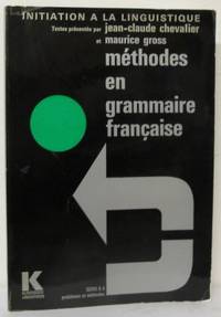 Méthodes en grammaire française.