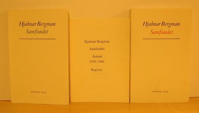 Hjalmar Bergman Samfundet. Årsbok 1959-1986.