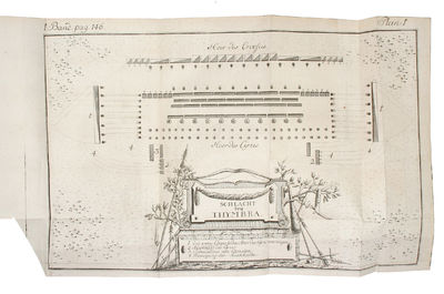 Theoretisch=praktische Einleitung in die Taktik durch historische Beyspiele erläutert. Aus dem Französischen übersetzt von Moritz Grafen von Brüel. Mit Kupfern. 3 Bde. ( Bd. 3 "Anhang"). (photo 3)