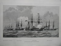 image of The Russian Squadron Passing Up New York Harbour.