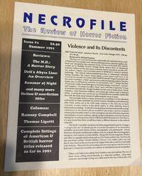 cover of Necrofile: the Review of Horror Fiction: Issue #1 Summer