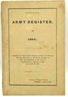 OFFICIAL ARMY REGISTER, FOR 1851