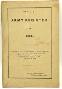 OFFICIAL ARMY REGISTER, FOR 1851