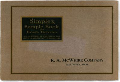 Fall River, MA: R.A. McWhirr Co, . Oblong octavo (16cm x 23cm). Printed card wrappers; pp. Mild exte...
